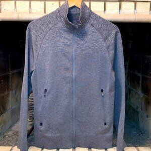 💥Lululemon Men's Pulse Jacket - Heathered Black/Gray - Size S - EUC